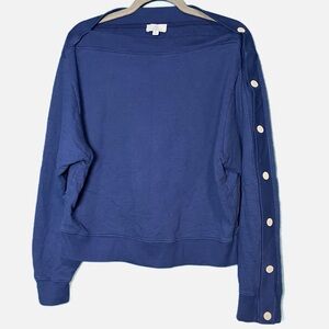 AG Jeans Cyra Sweatshirt in the color Bright Indigo adaptive size Large